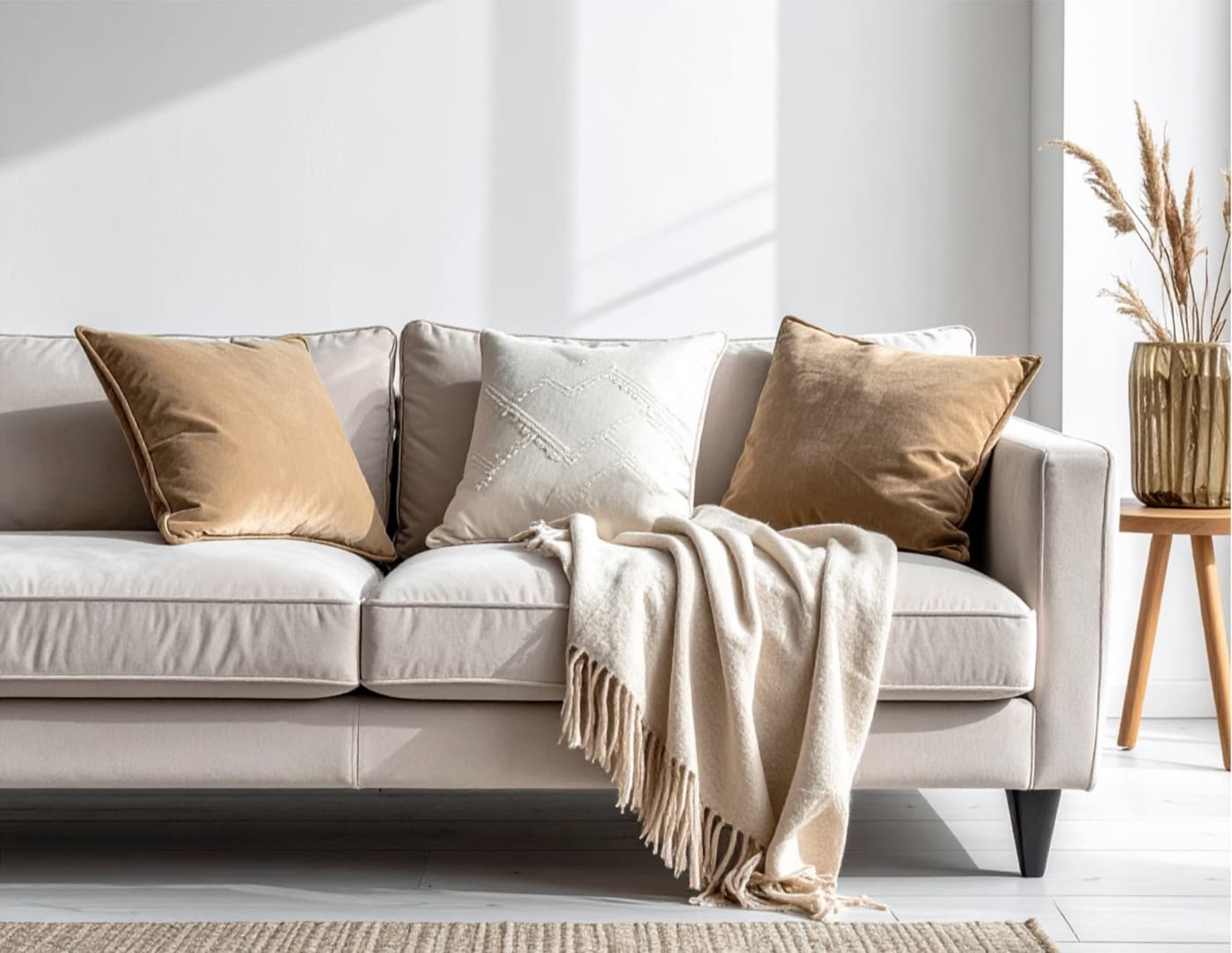 A calm, comfortable therapy space with soft natural light